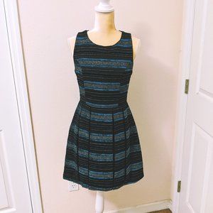 Forever 21 Sleeveless Striped Cocktail Dress